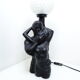 Ceramic love couple lamp and opaline ball