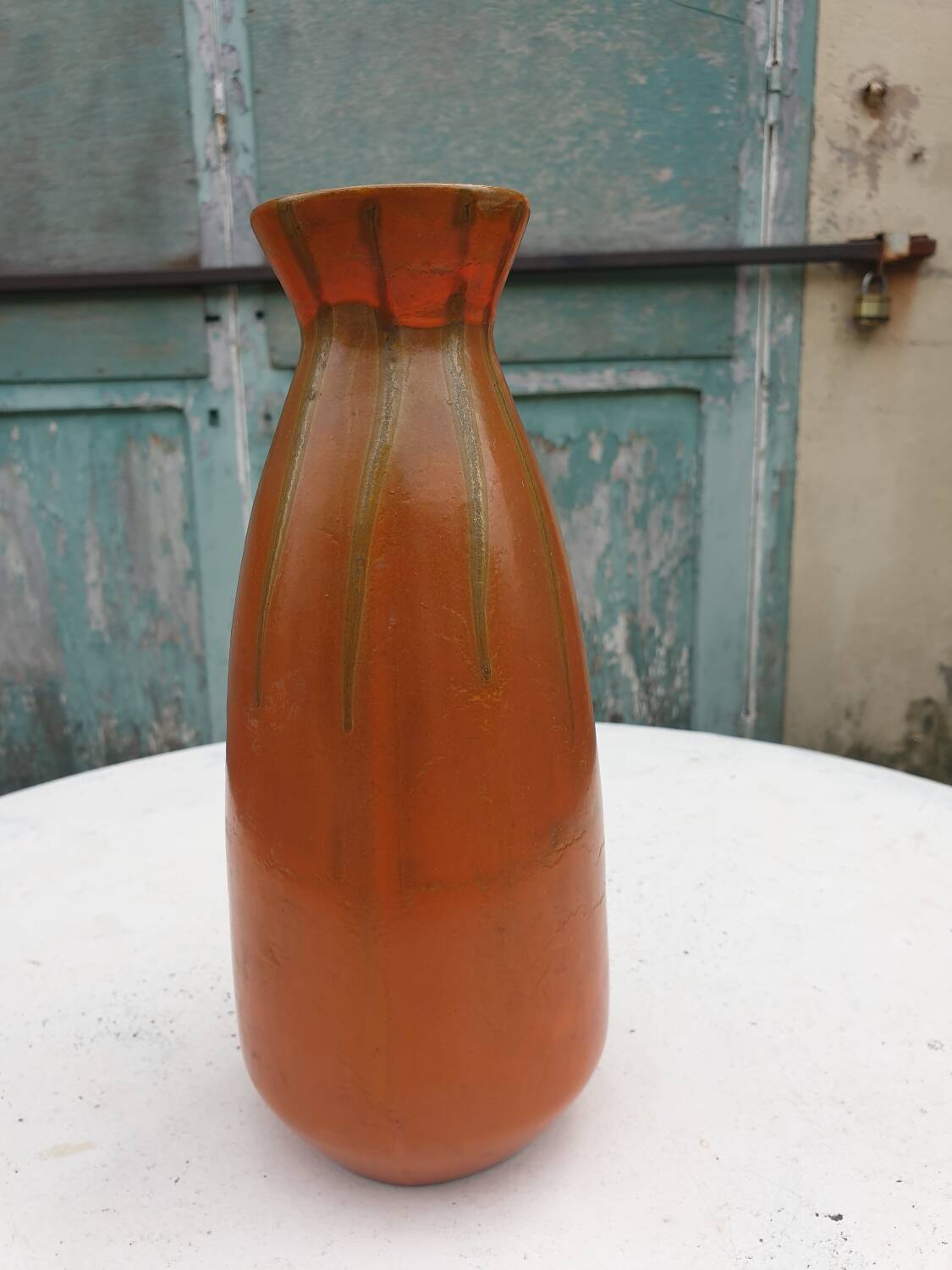 Vintage ceramic vase Hungary 1950s 1960s