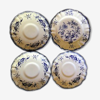 Lot de 4 assiettes vintage