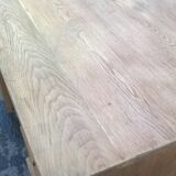Minister's desk in solid raw oak from the 1930s