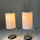 Pair of vintage brass lamps design 60 years