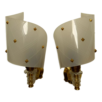 Pair of wall sconces