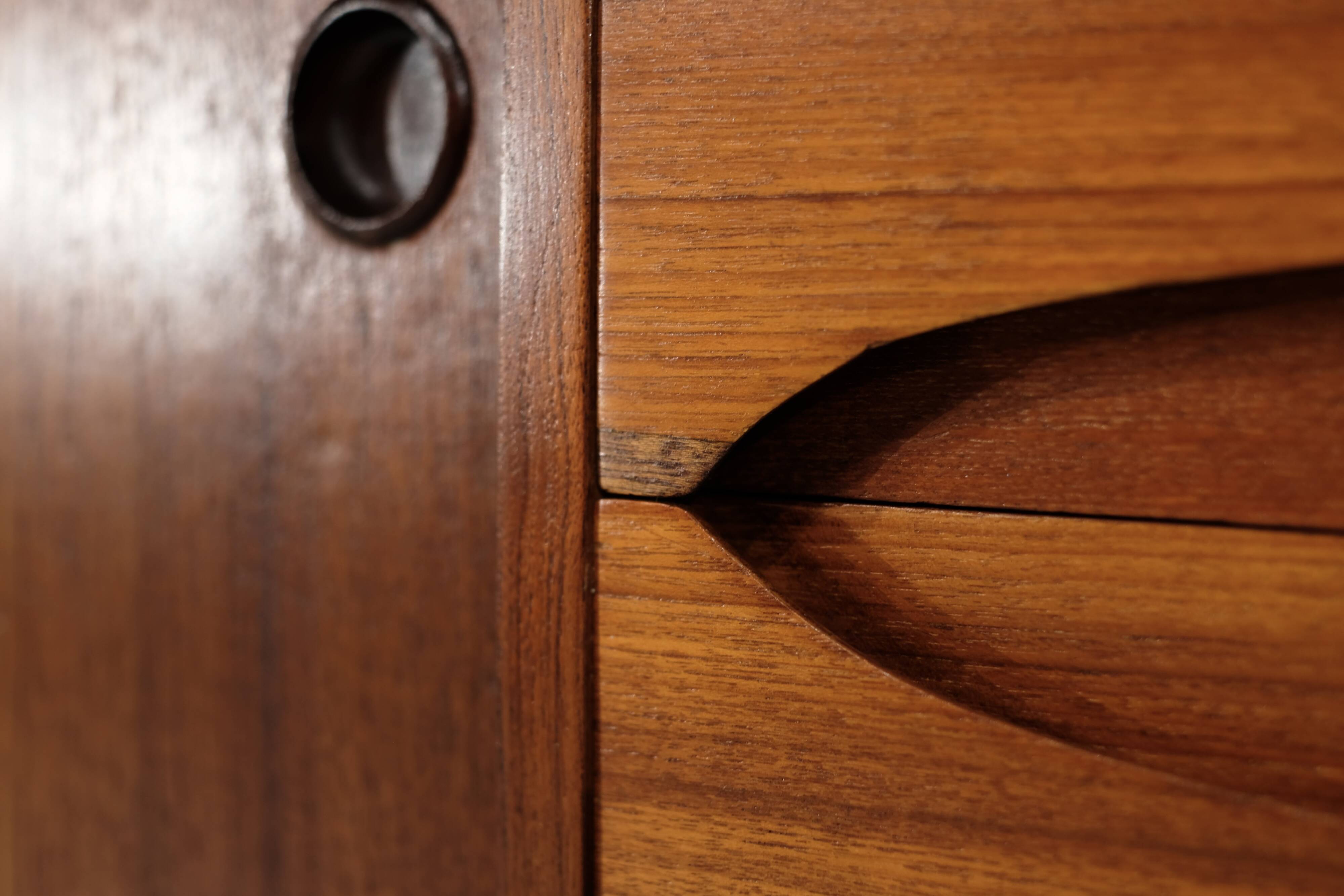 Medium sized wooden sideboard 1960's