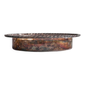 Patinated silver bowl signed Kisho, mid-20th century.