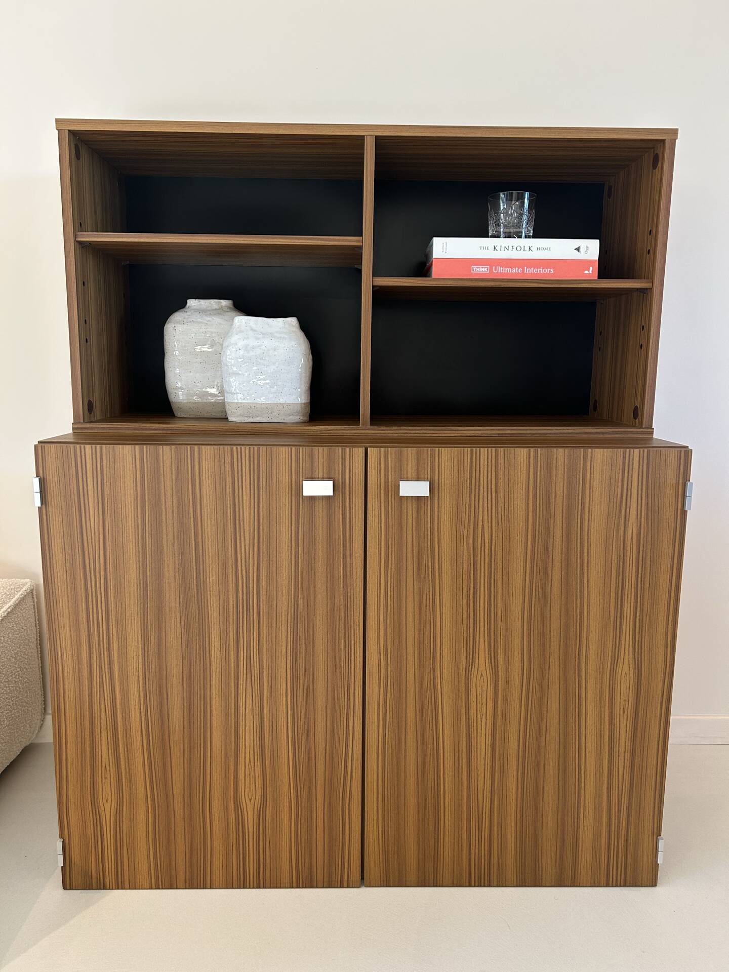 Vintage Meurop storage furniture, 1970s — teak, Belgian design