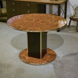 Circular table in the style of Willy Rizzo 1970s