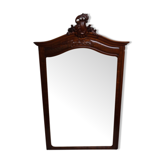 Mahoney carved large mirror 110x180cm