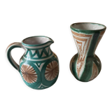 Pair of ceramics by Robert Picault