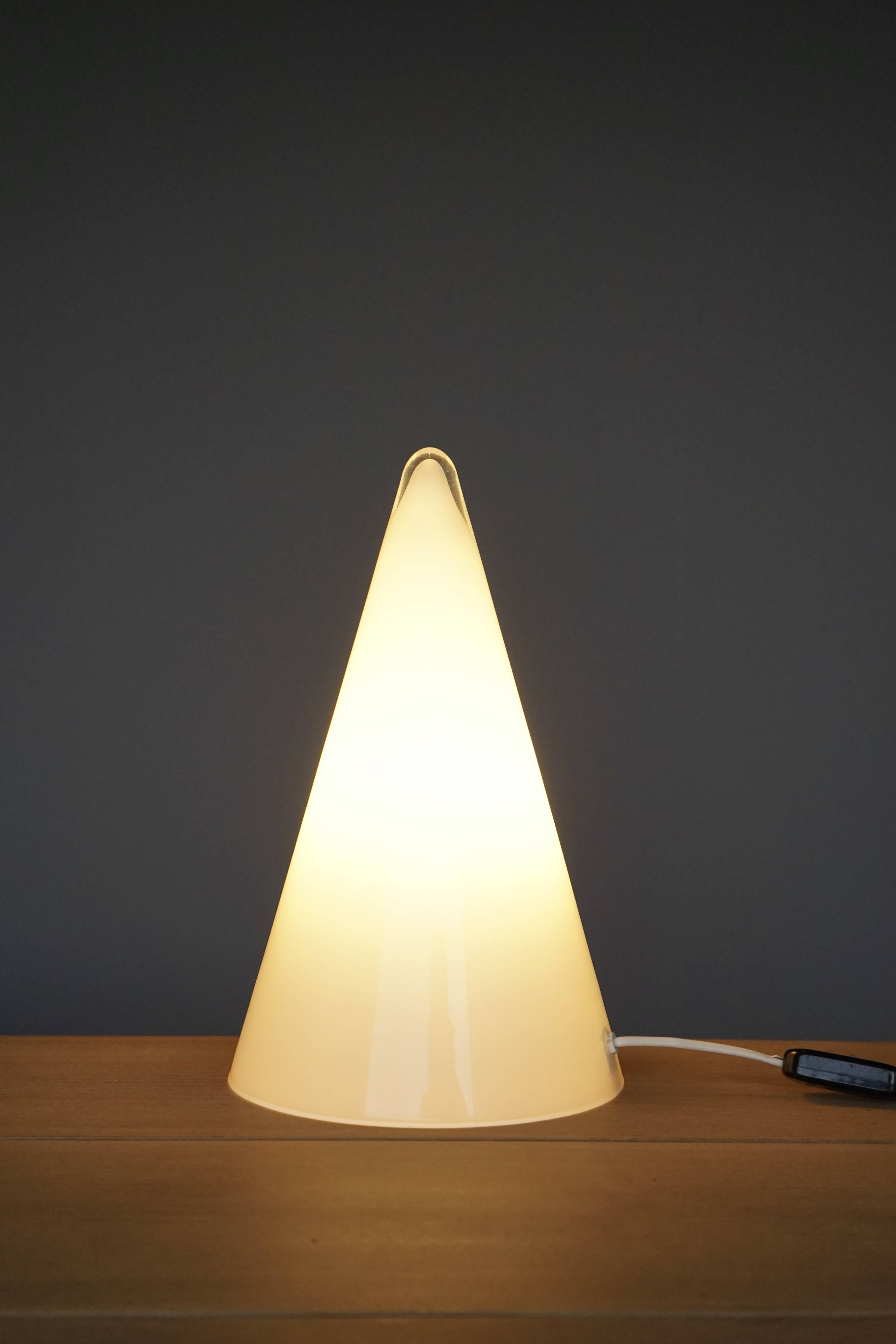Lampe de table SCE en verre tipi XXL 37 cm