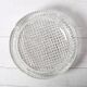 Crystal Glass Ashtray, Mid-Century Round Ashtray / Italy / 1960s