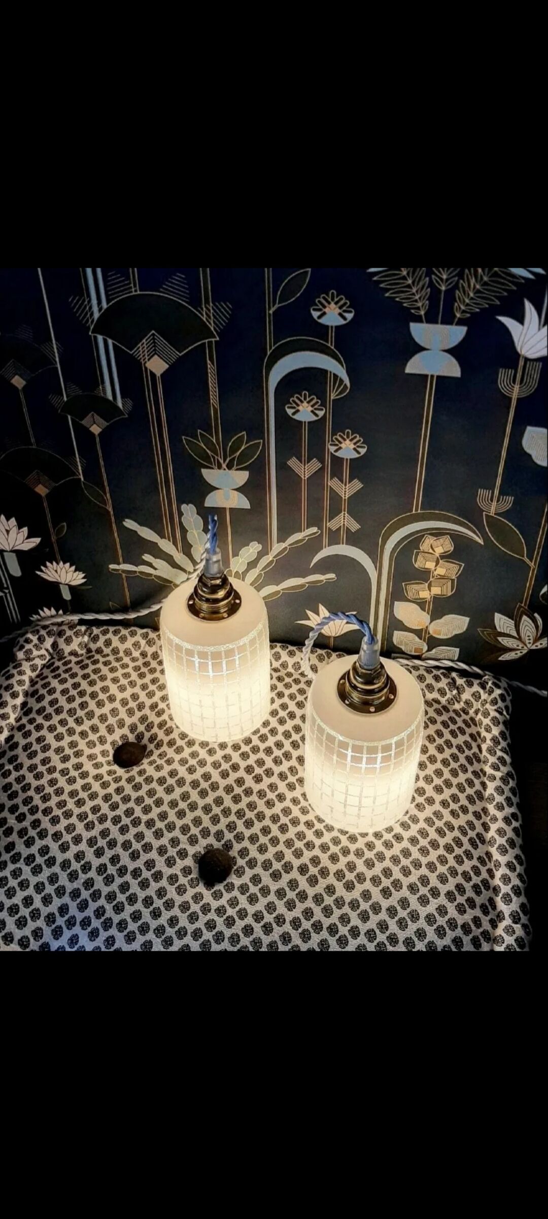 Vintage checkerboard walker