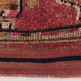 Red Cream Tribal Turkish Runner Rug 88x311Cm SK 18885