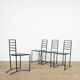 Set of 4 postmodern dining chairs