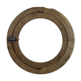 Window round porthole oak