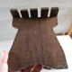 Vintage wooden bench footrest vintage plant holder