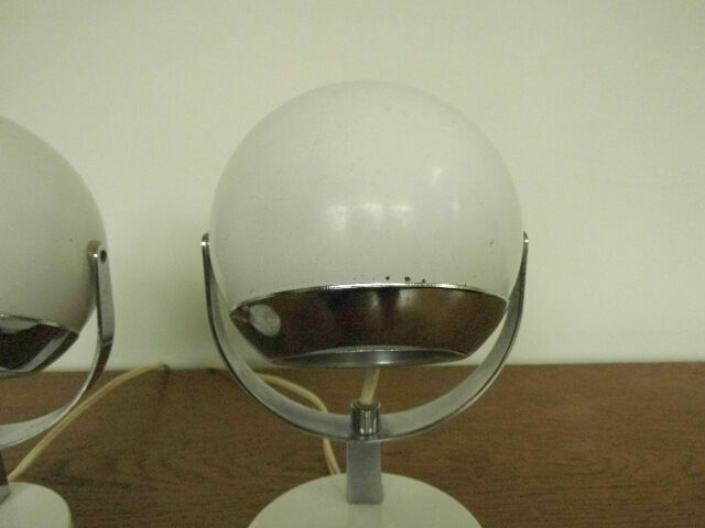 Pair of lamps Eyeball years 70