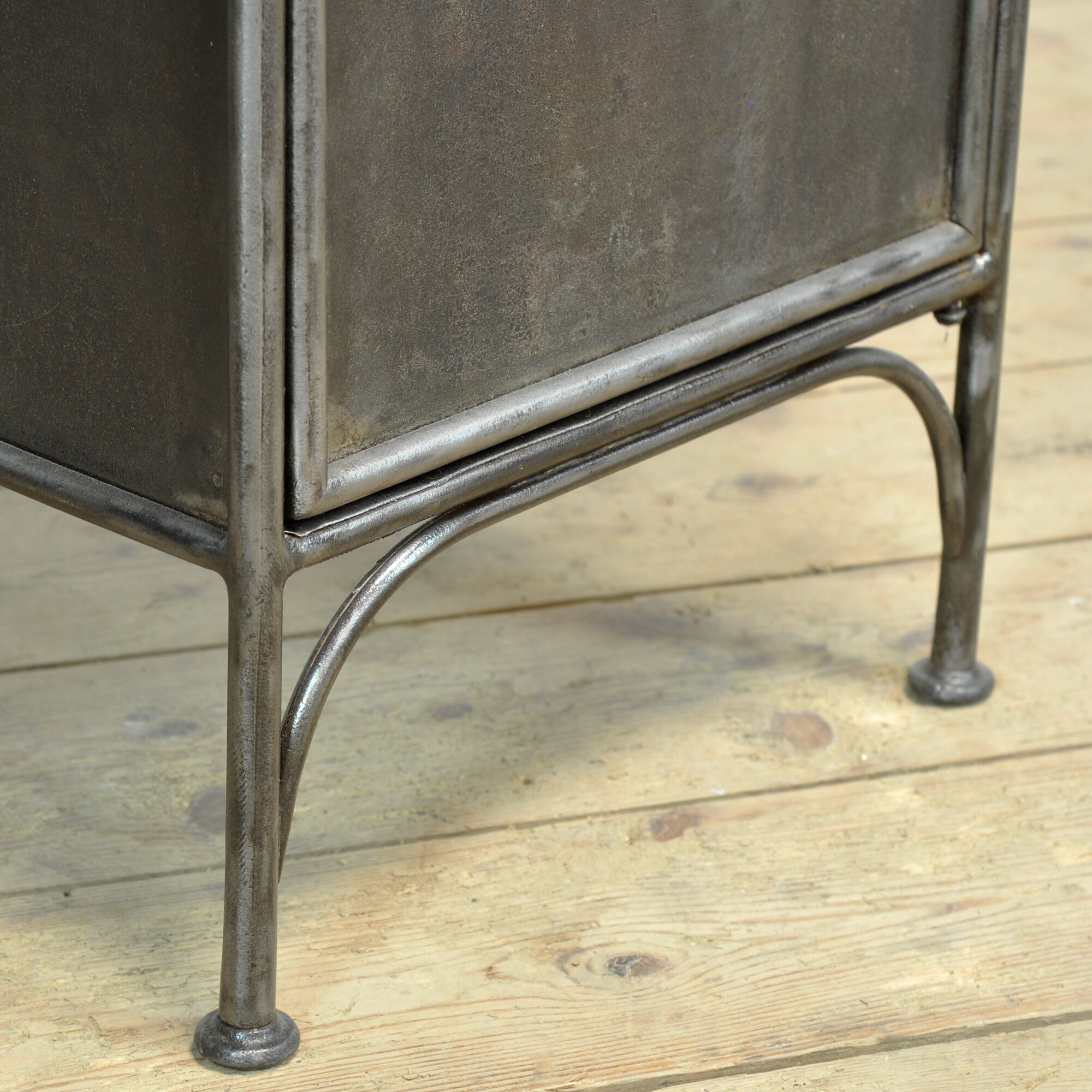 Iron bedside table, 1910s