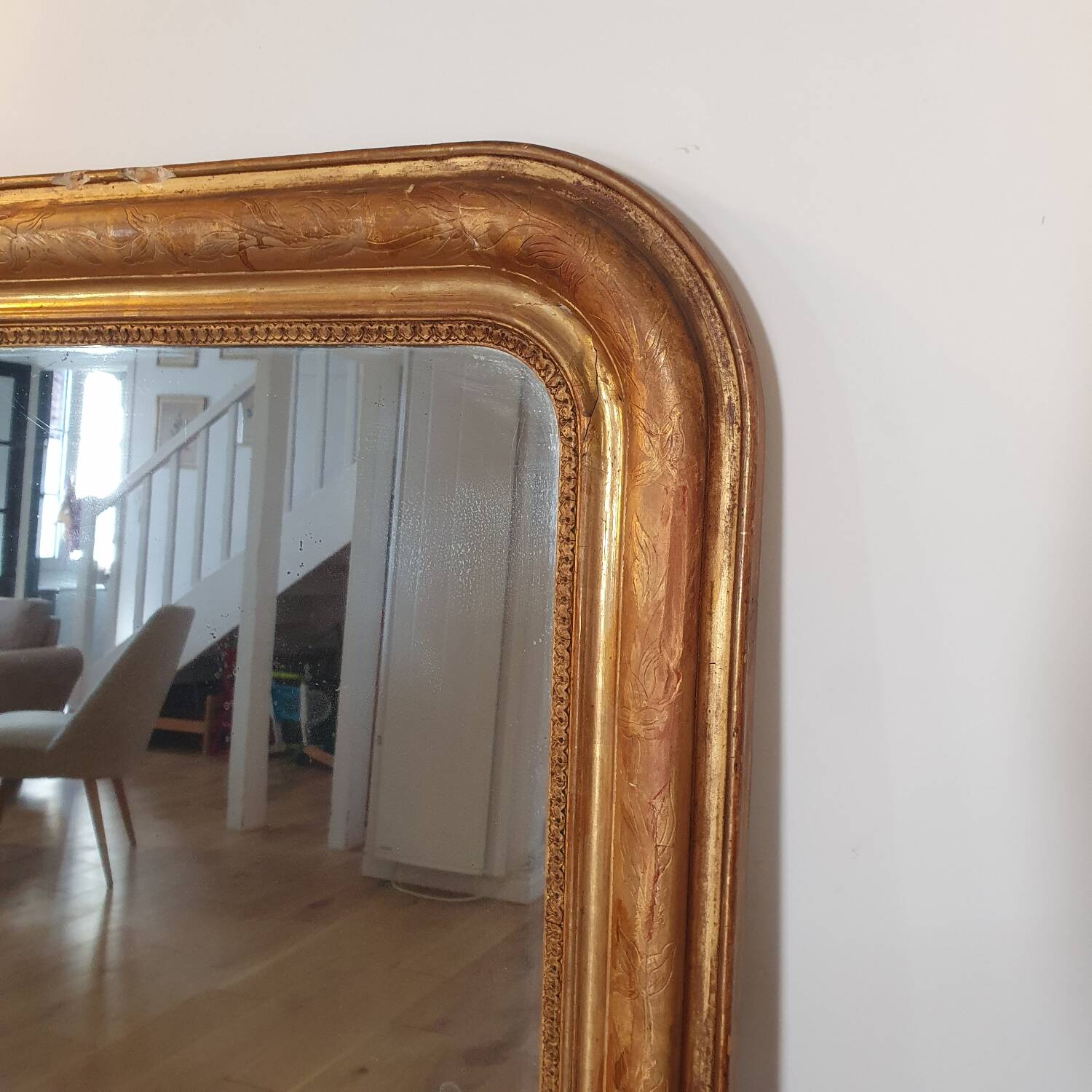 Louis Philippe gilded mirror