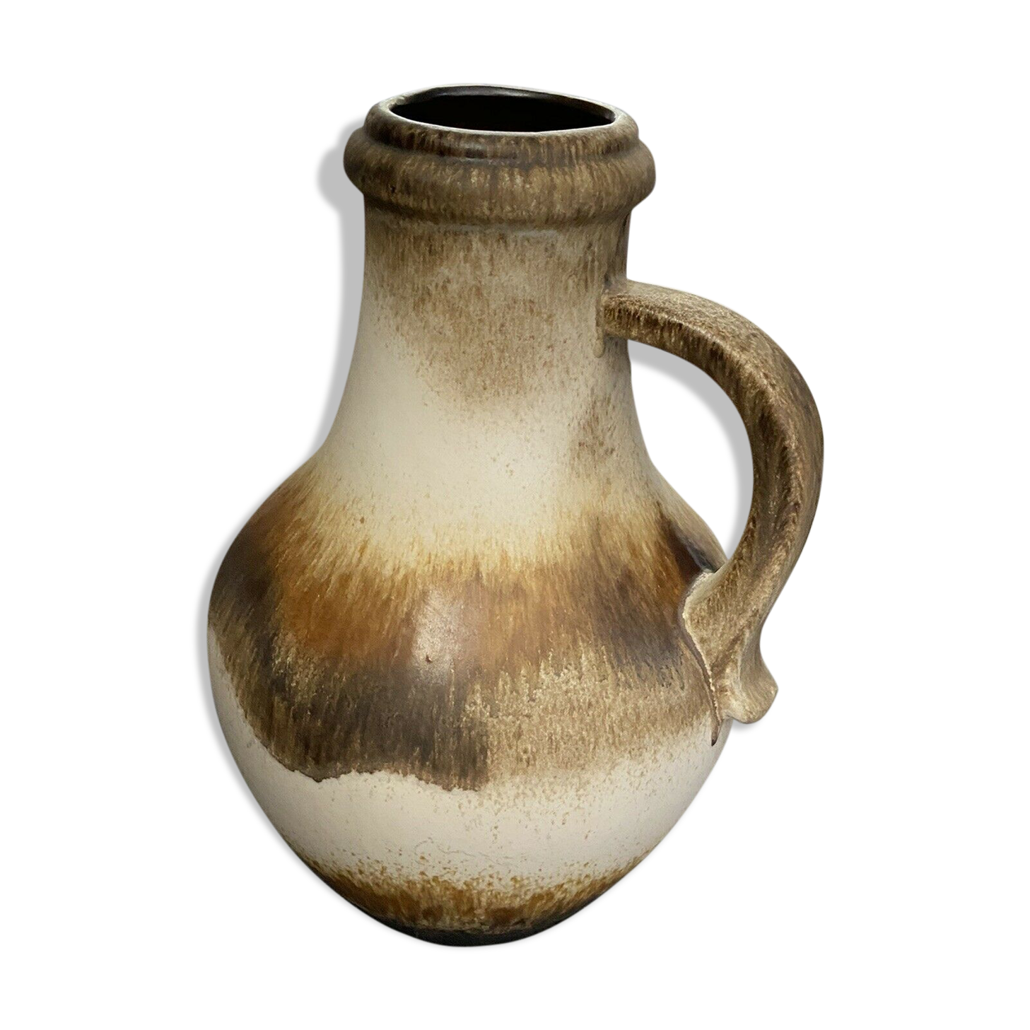 Large VASE Amphore in the shape of PICHET H 44 cm by vintage SCHEURICH KERAMIK
