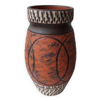 Vase ocre