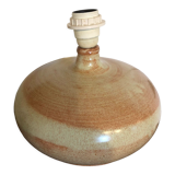 Pied de lampe en grès