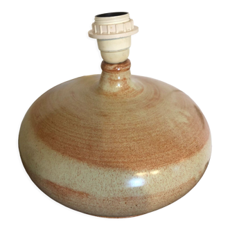 Pied de lampe en grès