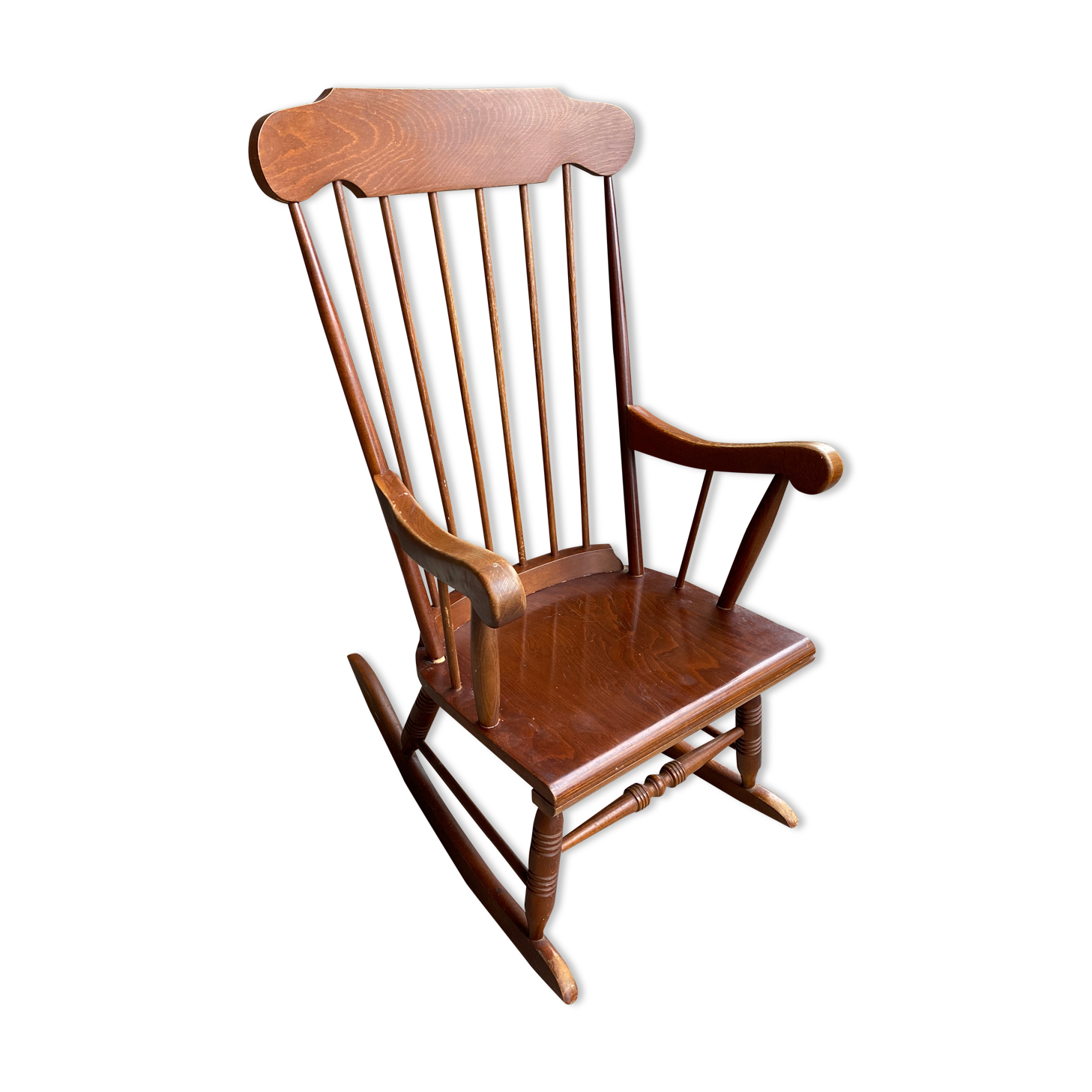 Wooden rocking-chair