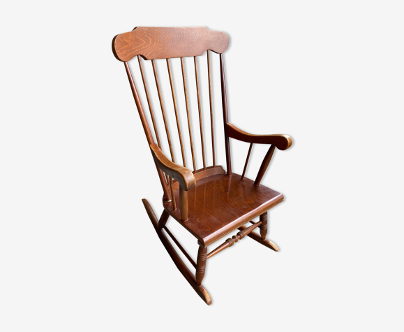 Rocking-chair en bois