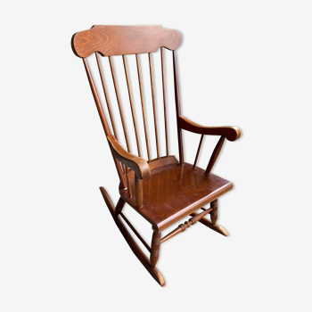 Wooden rocking-chair