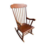 Wooden rocking-chair