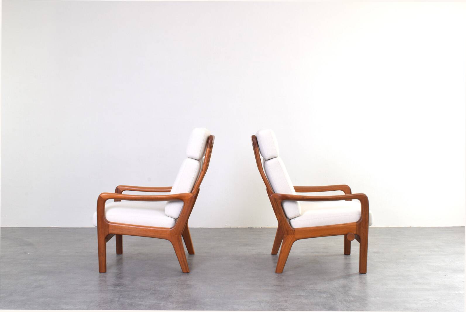 Mid-Century Danish Teak Lounge Chairs by Juul Kristensen, 1960s, Set of 2