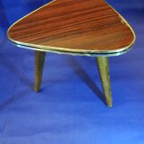 2 vintage 1970s tripod tables