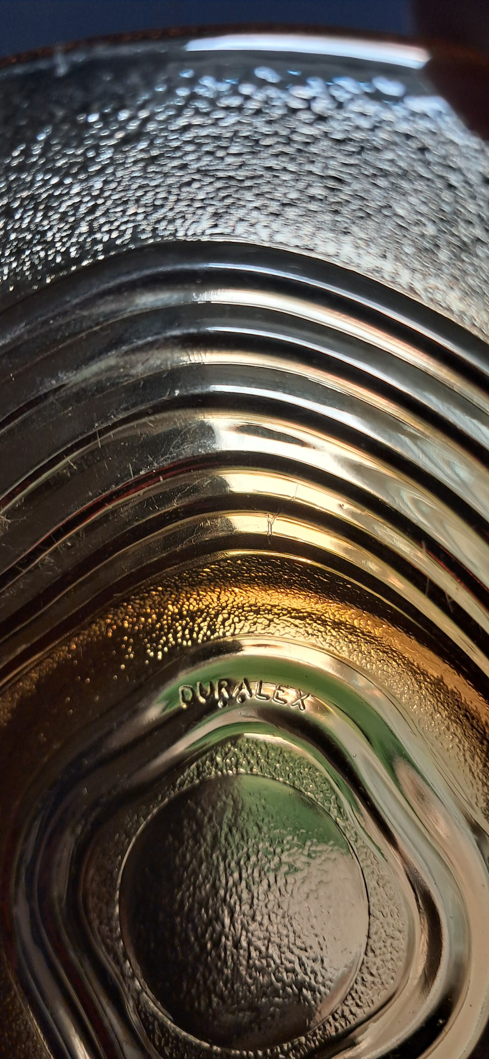 Amber glass bowls Duralex. Vintage