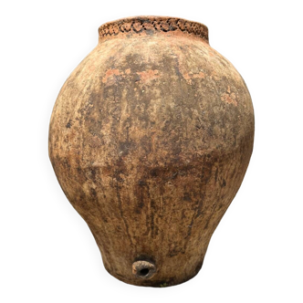 Terracotta pottery jar
