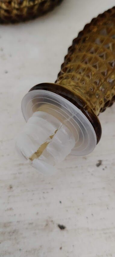 Bottle / carafe italian empoli amber