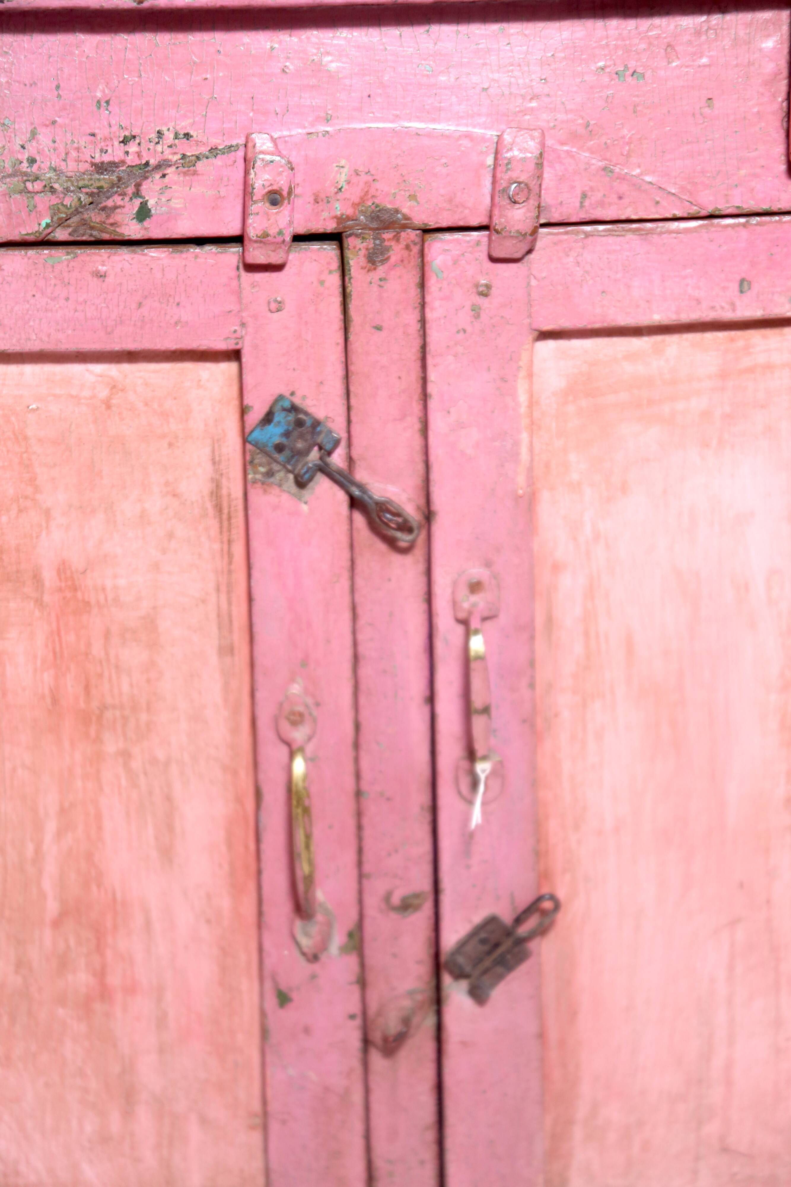 Buffet - old Burmese teak croass