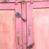 Buffet - old Burmese teak croass