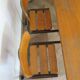 Bureau d’écolier vintage en bois et métal - Bureau double