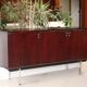 Sideboard solid wood and steel, France, cira 1970, Negroni edition