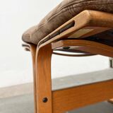 Modern Mid-Century Norwegian Siesta Pouf in Leather by Ingmar Relling for Westnofa, 1960s