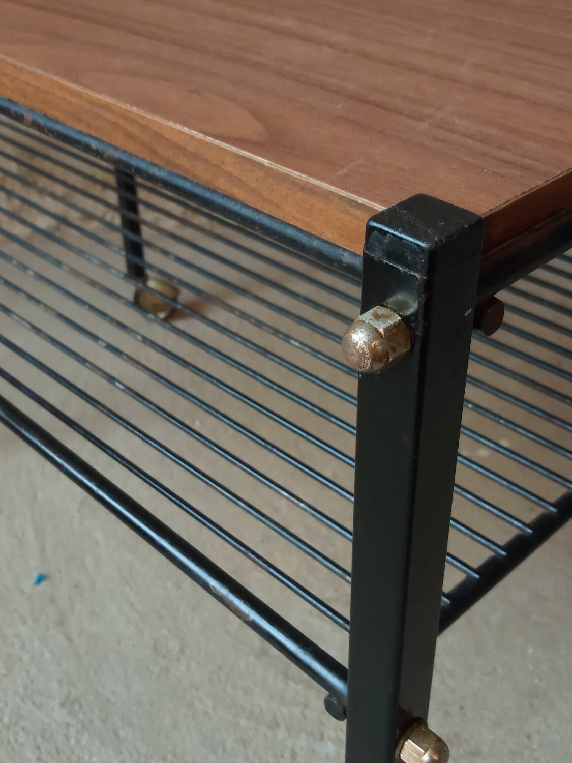 Vinyl and record player table