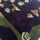Tapis artistique tufté main Vezeley par Tisca France années 1990