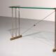Elegant midcentury side table by Peter Ghyczy model T34