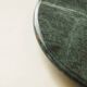 Plateau rond tournant en marbre vert – centre de table en pierre naturelle