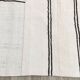 Tapis Kilim contemporain vintage Off White et noir 7x10, 218x307 cm