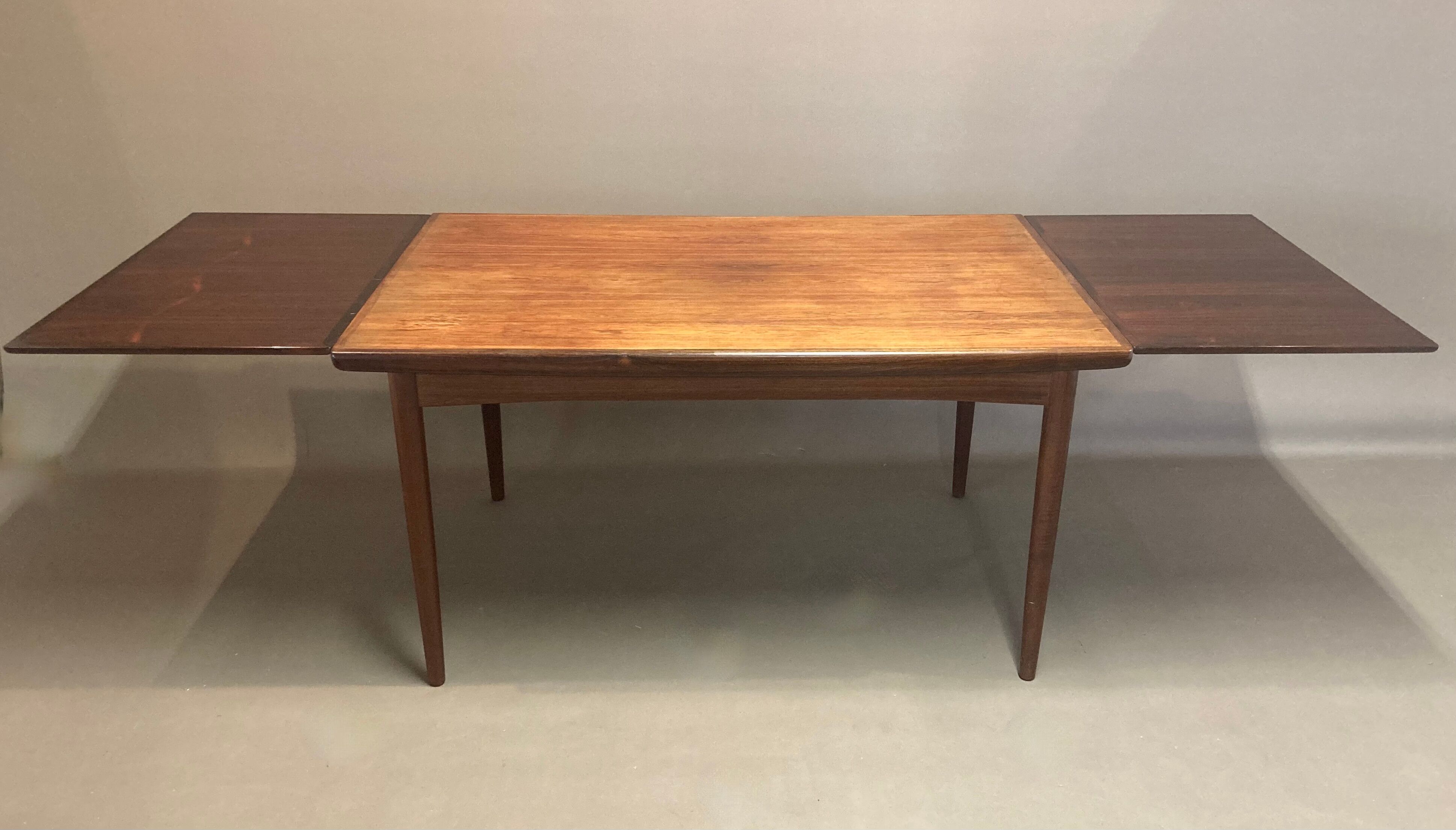 High table with rosewood extensions 1950