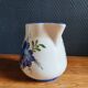 Vintage Ceramic Jug Hand-Painted, Flower Vase