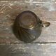 Set of 6 vintage Duralex molded smoked glass cups, art deco style