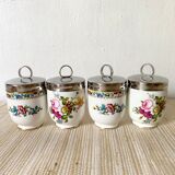 English porcelain pots cooked-egg