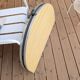Vintage oval camping folding table